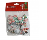 ART. KREATYWNY BN CHOINKA,LIZAK,MIKOŁAJ,RENIFER, Naklejki, Art. kreatywne