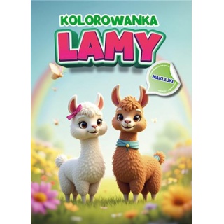 KOLOROWA FRAJDA. LAMY Z NAKLEJKAMI, Kolorowanki, Książeczki