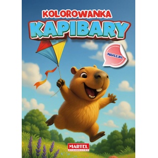 KOLOROWA FRAJDA. KAPIBARY Z NAKLEJKAMI, Kolorowanki, Książeczki