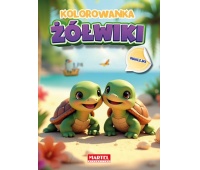 KOLOROWANKA ŻÓŁWIKI Z NAKLEJKAMI