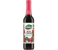 Fruit syrup ŁOWICZ, raspberry with cranberry, 400ml, Fruit syrups, Groceries