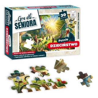 GRA DLA SENIORA. PUZZLE DZIECIŃSTWO, 30 elementów, Puzzle