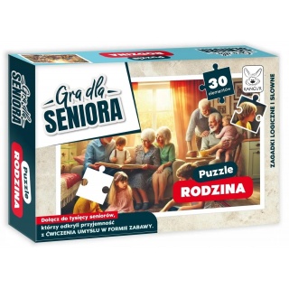 GRA DLA SENIORA. PUZZLE RODZINA, 30 elementów, Puzzle