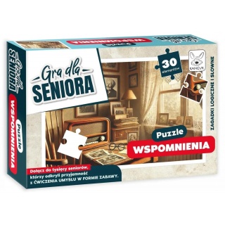 GRA DLA SENIORA. PUZZLE WSPOMNIENIA, 30 elementów, Puzzle