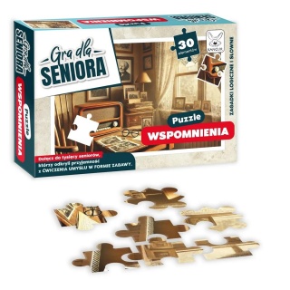 GRA DLA SENIORA. PUZZLE WSPOMNIENIA, 30 elementów, Puzzle