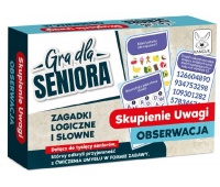GRA DLA SENIORA. SKUPIENIE UWAGI- KONCENTRACJA, Towarzyskie, Gry
