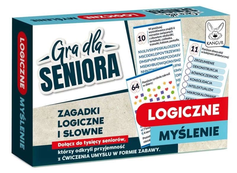 GRA DLA SENIORA. LOGICZNE MYŚLENIE, Towarzyskie, Gry