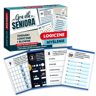 GRA DLA SENIORA. LOGICZNE MYŚLENIE, Towarzyskie, Gry
