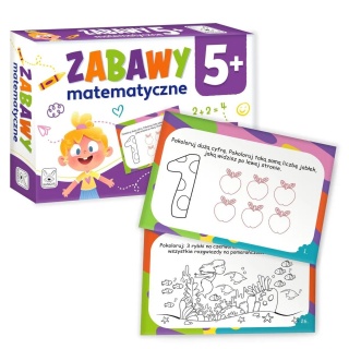 KANGUR ZABAWY MATEMATYCZNE 5+, Edukacyjne, Książeczki