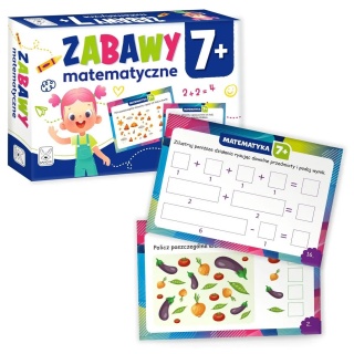 KANGUR ZABAWY MATEMATYCZNE 7+, Edukacyjne, Książeczki