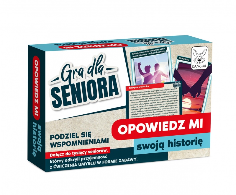 GRA DLA SENIORA.OPOWIEDZ MI SWOJĄ HISTORIĘ, Towarzyskie, Gry