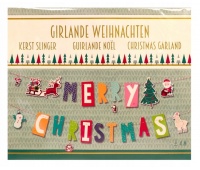 GIRLANDA PAPIEROWA MERRY CHRISTMAS 4M., Boże Narodzenie, Art. świąteczne i okolicznościowe