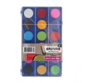 FARBY AKWARELOWE 18-KOL., Farby, Plastyka