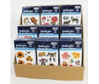 NAKLEJKI BROKAT 8X12 /2/, Naklejki, Art. kreatywne