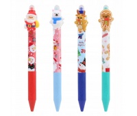 Długopis wymazywalny XMAS 3 automat.0.5mm.nieb., Długopisy, Art. do pisania i korygowania