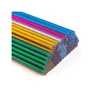 Klej do pistoletu na gorąco brokat.7mmx200mm.1kg, Akcesoria do klejenia, Art. kreatywne