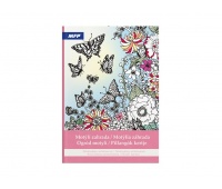 Kolorowanka antystresowa Ogród motyli A4 32k.