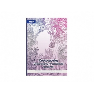 Kolorowanka antystresowa Podróżniczki A4 32k., Kolorowanki, Książeczki