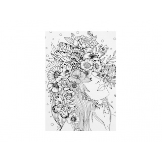 Kolorowanka antystresowa Tęcza kwiatowa A4 32k., Kolorowanki, Książeczki