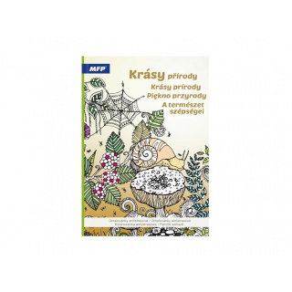 Kolorowanka antystresowa Piękno przyrody A4 32k., Kolorowanki, Książeczki
