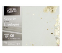 KOPERTA C6 ZŁOTE ŚWIĘTA 120g 10szt