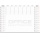 Podkładka na biurko OFFICE PRODUCTS, planer 2026/2027, biuwar 594x420mm A2 ,52k., biała