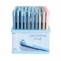 Display długopisów żelowych LINC Pentonic Frost, śr. kulki 0,6 mm, 100 szt., mix kolorów, Długopisy, Artykuły do pisania i korygowania