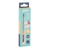 Ołówek wieczny APLI Infinite Tricolor, HB, 1 szt., pudełko kartonowe z zawieszką, niebieski, Ołówki, Artykuły do pisania i korygowania