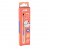 Ołówek wieczny APLI Infinite Tricolor, HB, 1 szt., pudełko kartonowe z zawieszką, pomarańczowy, Ołówki, Artykuły do pisania i korygowania