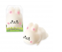 Gniotek Zajączek „Przytul mnie” TRENDHAUS CP HS-6, biały, Gry i zabawki, Gadżety