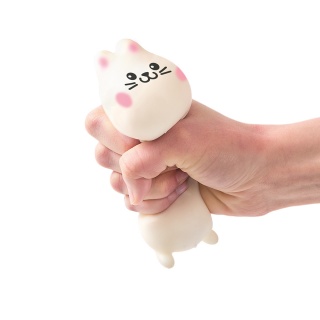 Gniotek Zajączek „Przytul mnie” TRENDHAUS CP HS-6, biały, Gry i zabawki, Gadżety