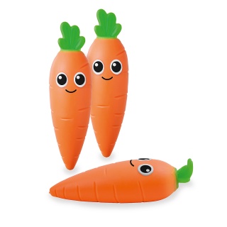 Gniotek TRENDHAUS CP HS-6, rozciągliwa marchewka z piaskiem, pomarańczowa, Gry i zabawki, Gadżety
