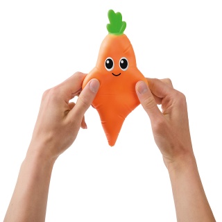 Gniotek TRENDHAUS CP HS-6, rozciągliwa marchewka z piaskiem, pomarańczowa, Gry i zabawki, Gadżety