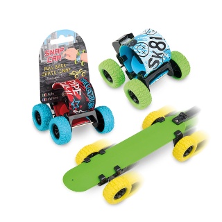 Speed samochodzik bransoletka i deskorolka TRENDHAUS SA, 3w1, mix kolorów, Gry i zabawki, Gadżety