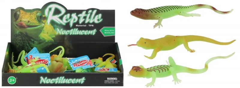 JASZCZURKA GUMOWA 15CM. 1223, Zwierzęta, Zabawki