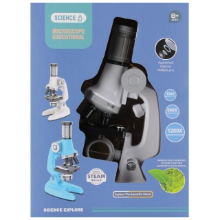 MIKROSKOP B/O + AKCESORIA 9161, Edukacyjne, Zabawki