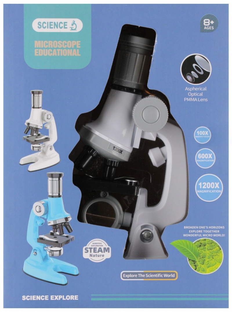 MIKROSKOP B/O + AKCESORIA 9161, Edukacyjne, Zabawki