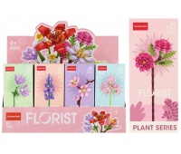 KLOCKI KONSTRUKCYJNE KWIATY MIX 9871, Klocki, Zabawki