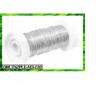 Drut stalowy metal 0,3mm/75g/ok.135mb, srebrny, Druciki, Art. kreatywne