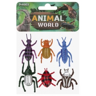 ZWIERZĘTA OWADY 6SZT. 8836, Zwierzęta, Zabawki