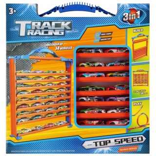 TOR SAMOCHODOWY + AKCESORIA 2725, Pojazdy, Zabawki