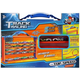 TOR SAMOCHODOWY + AKCESORIA 3456, Pojazdy, Zabawki