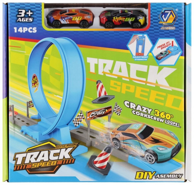 TOR SAMOCHODOWY + AKCESORIA 5293, Pojazdy, Zabawki