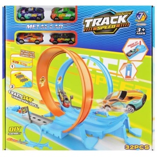 TOR SAMOCHODOWY + AKCESORIA 5309, Pojazdy, Zabawki