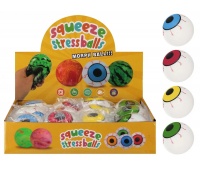 ZABAWKA WYCISKANA OKO 6CM. 6467, Gluty, gniotki, Zabawki