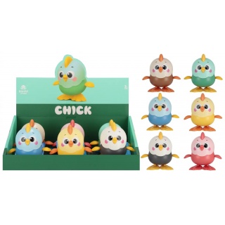 ZABAWKA NAKRĘCANA KURCZAK 9CM. 7778, Zabawki