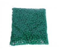 POMPONY ZIELONE 1CM 2000SZT., Pompony, Art. kreatywne