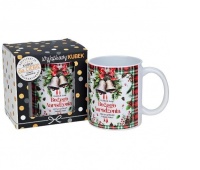 KUBEK OKOLICZNOŚCIOWY DZWONKI BN-6, Boże Narodzenie, Art. świąteczne i okolicznościowe