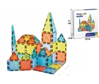 Klocki magnetyczne 43 el color box