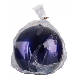 Świeca kula DONAU HOME Aurora, 100x100mm, kobalt, Świece, Wyposażenie biura